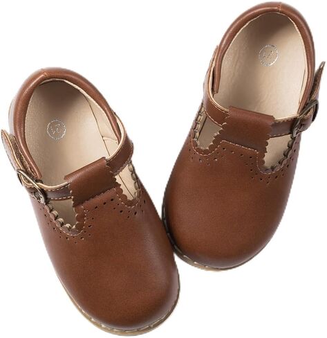 ISINSER حذاء أكسفورد كلاسيكي للفتيات الصغيرات فستان الأميرة ماري جين للحفلات بعقدة على شكل فيونكة وأحذية زي المدرسة in Kuwait