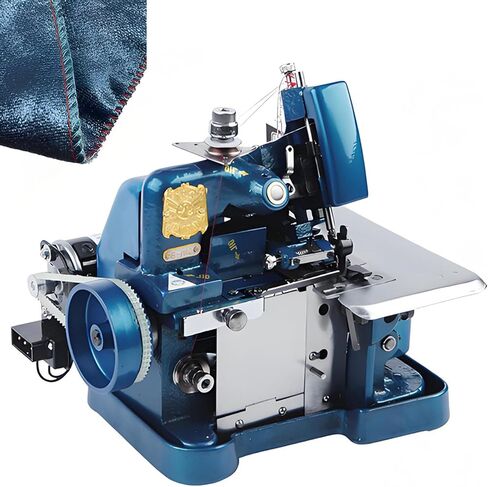 Professional Overlock Sewing Machine, Heavy-Duty Metal Frame Serger, 3000 Stitches Per Minute, Automatic Trimming, Compact for Beginner Sewing & Mending Projects Black in Kuwait