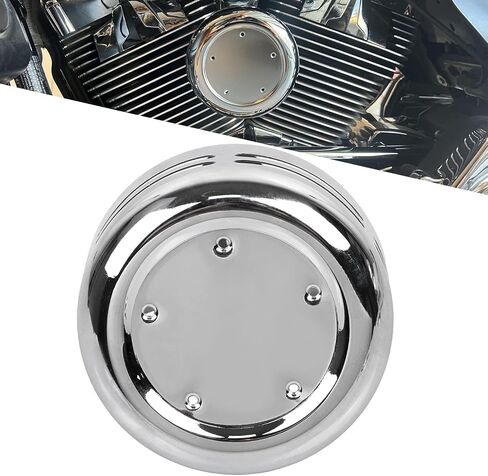 Chrome Round Horn Cover for 5 Hole Point Cover For Harley Sportster XL & Big Twin Electra Glide Street Glide Road Glide King Models 1991-2023 in Saudi Arabia