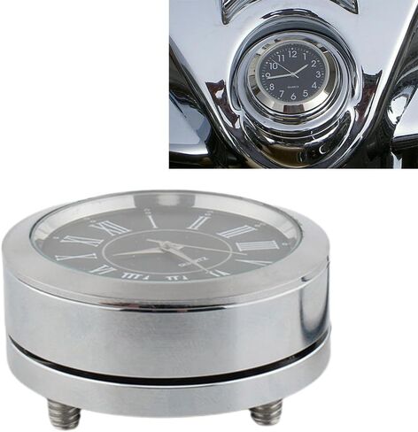 Cnfang4 45 مللي متر غطاء الساعة الجبهة شوكة قفل سبائك الألومنيوم الأسود ل هارلي لنماذج الطريق الملك 94-2024 1 قطعة in Kuwait