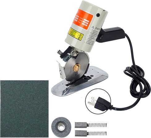 Electric Handheld Cloth Cutter with 3.54-inch Fabric Slitting Machine for Clothing, Leather, Textiles, Rubber, Paper in Saudi Arabia