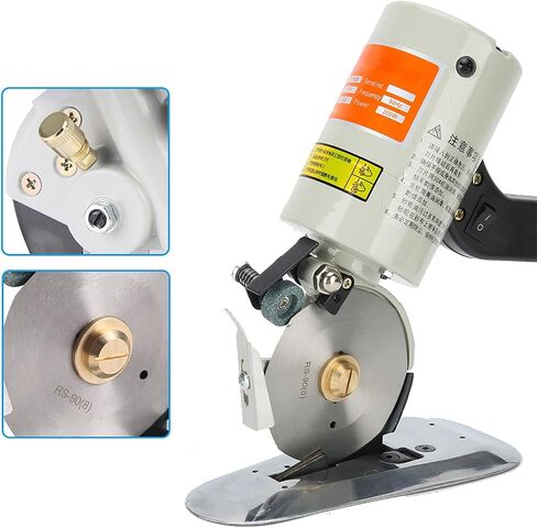 Electric Handheld Cloth Cutter with 3.54-inch Fabric Slitting Machine for Clothing, Leather, Textiles, Rubber, Paper in Saudi Arabia