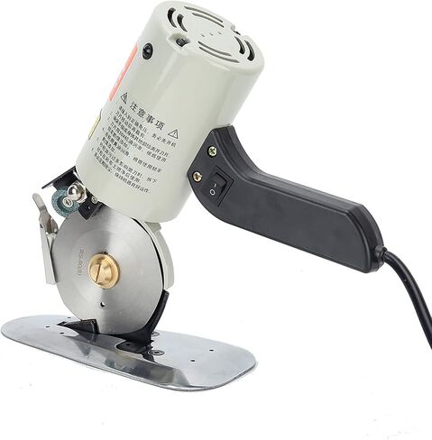 Electric Handheld Cloth Cutter with 3.54-inch Fabric Slitting Machine for Clothing, Leather, Textiles, Rubber, Paper in Saudi Arabia