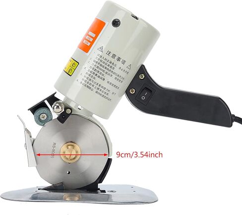 Electric Handheld Cloth Cutter with 3.54-inch Fabric Slitting Machine for Clothing, Leather, Textiles, Rubber, Paper in Saudi Arabia