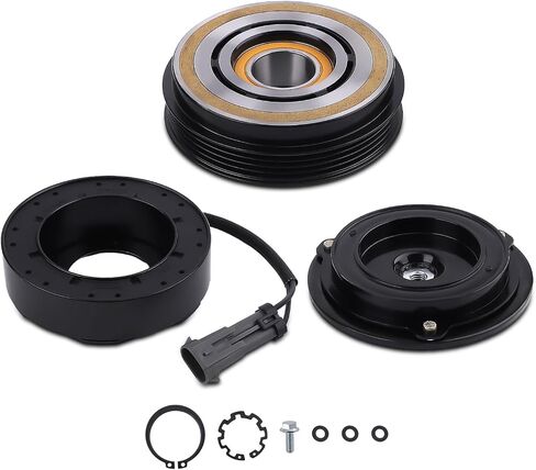 maXpeedingrods Air Conditioner AC Compressor Clutch Kit Fit for Chevrolet Silverado 2500/3500 HD Tahoe Suburban, GMC Sierra 1500, AC Clutch Kit Replaces 1520941 1521127 in Saudi Arabia