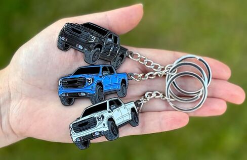 Sierra Keychain compatible with GMC Sierra 1500 Accessories AT4 Denali 2025 2024 2023 Fob Key Chain Truck in Saudi Arabia