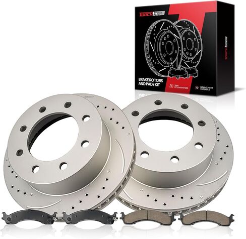 Torchbeam 12.86" Front Brakes and Rotors Kit Brake Kit Compatible with Dodge 2000-2002 Ram 2500, Dodge 2000-2002 Ram 3500, 5393 D859 in Saudi Arabia