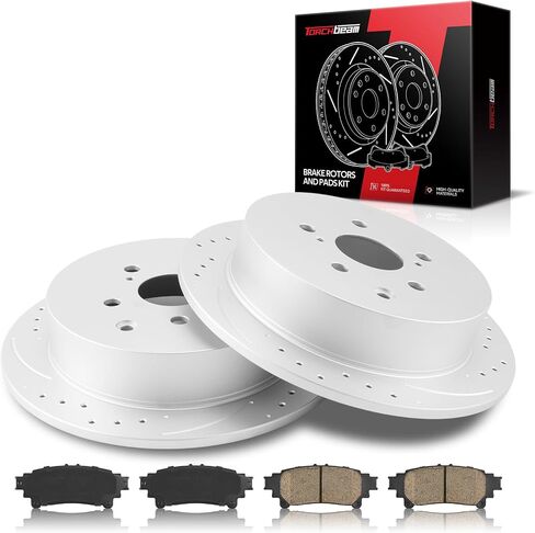 Torchbeam 12.16" Rear Brakes and Rotors Kit Brake Kit for Toyota 2015-2019 Highlander, Toyota 2011-2020 Sienna, Lexus 2010-2015 RX350, Toyota 2014 Highlander 3.5L, Lexus 2010-2015 RX450h, 31544 D1391 in Saudi Arabia