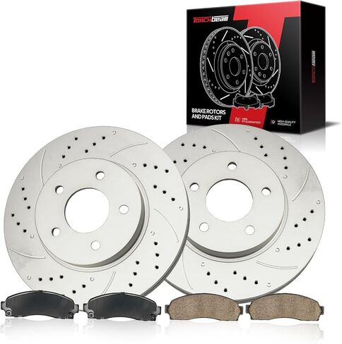 Torchbeam 11.65" Front Brakes and Rotors Kit Brake Kit Compatible with Saturn 2002-2007 Vue, Chevrolet 2005-2006 Equinox, Pontiac 2006 Torrent, 55080 D913 in Saudi Arabia