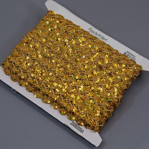 حواف من ذا يارد شارون سكالوب إيدج ترتر مجدول، فضي (20 ياردة) in Kuwait