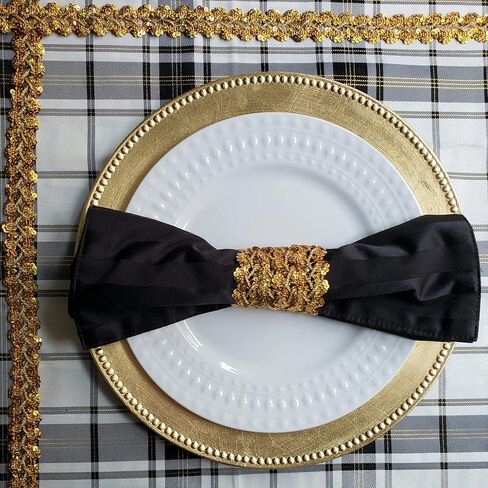 حواف من ذا يارد شارون سكالوب إيدج ترتر مجدول، فضي (20 ياردة) in Kuwait