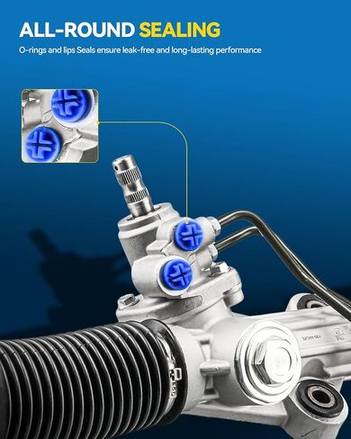 PHILTOP Power Steering Rack and Pinion Compatible with Nissan Sentra 2002-2006 1.8L, Sentra 2000-2001 All Models, Hydraulic Rack and Pinion Replace 26-3018 in Saudi Arabia