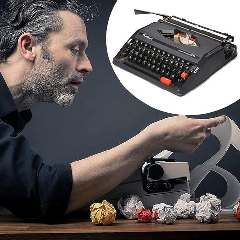 Classic Retro Manual Typewriter, Typing Machine for Home and Office, Mechanical Typewriter for Writers and Authors Lovers,Black in Kuwait
