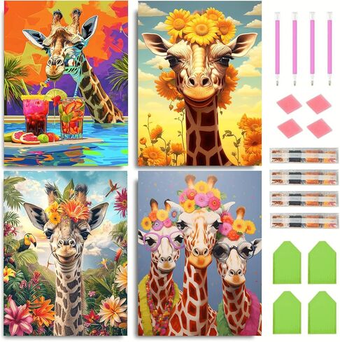 سانتيواي 6 مجموعات من مجموعات الفن الماسي للفطر للبالغين والأطفال، طقم فني ماسي 5D للمبتدئين، طلاء يدوي مع لوحة فنية مستديرة كاملة للأحجار الكريمة لهدايا ديكور الحائط المنزلي (11.8 × 15.7 بوصة) in Kuwait