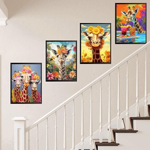 سانتيواي 6 مجموعات من مجموعات الفن الماسي للفطر للبالغين والأطفال، طقم فني ماسي 5D للمبتدئين، طلاء يدوي مع لوحة فنية مستديرة كاملة للأحجار الكريمة لهدايا ديكور الحائط المنزلي (11.8 × 15.7 بوصة) in Kuwait