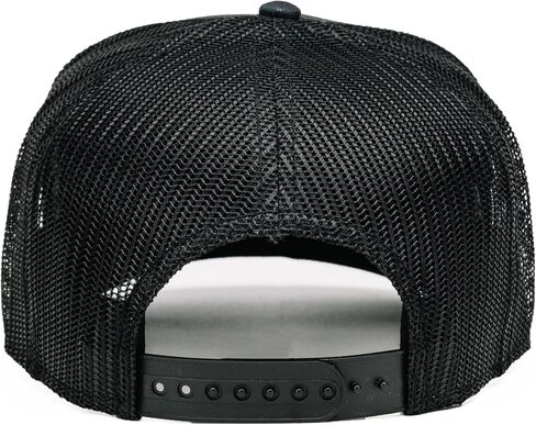 قبعة Nuthin Fancy CO Pioneer Snapback، قبعة سائق الشاحنة قابلة للتعديل للرجال والنساء مع تباين أسفل الفاتورة، كمبرلاند - أبيض وأسود in Saudi Arabia