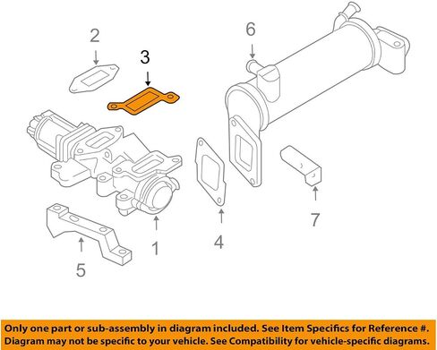 General Motors 97367014, EGR Valve Gasket in Saudi Arabia