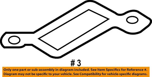 General Motors 97367014, EGR Valve Gasket in Saudi Arabia