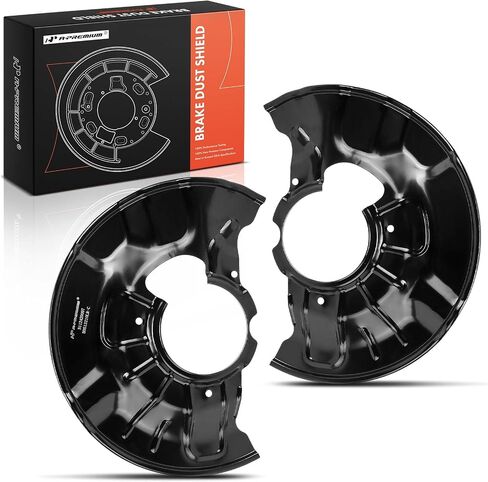 A-Premium Front Driver and Passenger Side Brake Dust Shield Compatible with Toyota Models - Corolla 2014 2015 2016 2017 2018 2019, 2-PC Set in Saudi Arabia