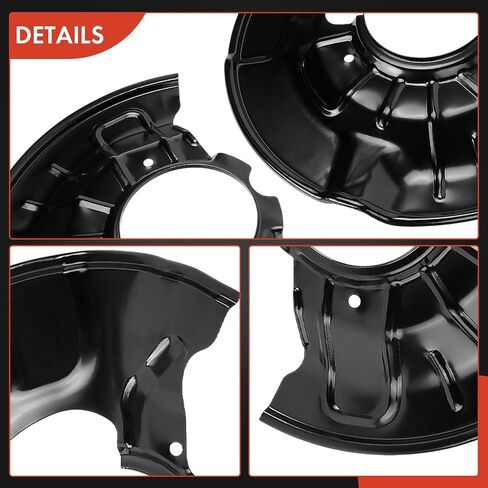 A-Premium Front Driver and Passenger Side Brake Dust Shield Compatible with Toyota Models - Corolla 2014 2015 2016 2017 2018 2019, 2-PC Set in Saudi Arabia