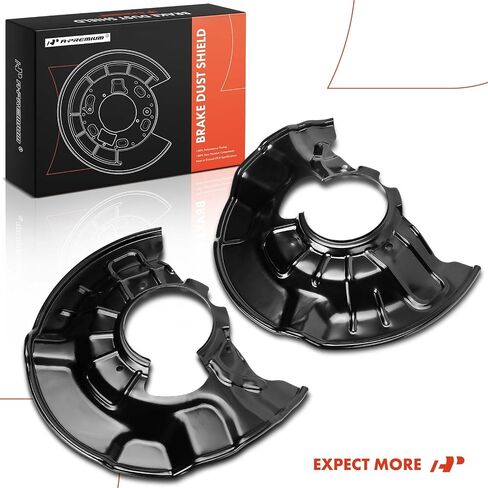 A-Premium Front Driver and Passenger Side Brake Dust Shield Compatible with Toyota Models - Corolla 2014 2015 2016 2017 2018 2019, 2-PC Set in Saudi Arabia