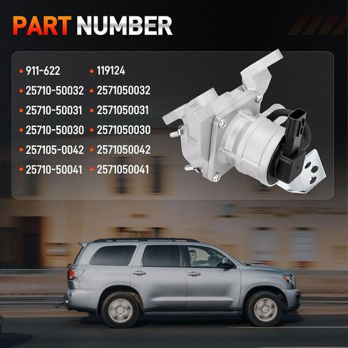 صمام فحص مضخة حقن الهواء الثانوي متوافق مع Toyota Tundra 2007-2009، Sequoia 2008-2009، 4.7L V8، استبدال # 911-622، 25710-50031، 25710-50032، 25710-50030، 2571050042 in Kuwait