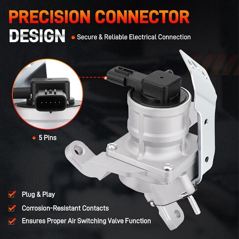 صمام فحص مضخة حقن الهواء الثانوي متوافق مع Toyota Tundra 2007-2009، Sequoia 2008-2009، 4.7L V8، استبدال # 911-622، 25710-50031، 25710-50032، 25710-50030، 2571050042 in Kuwait