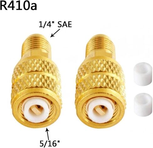 R410A AC Adapter 5/16 Refrigerant 1/4 For R410 R32 R22 Valve System in Saudi Arabia