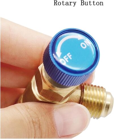 محول تكييف هواء لشحن التبريد لأداة اليد النحاسية لخرطوم الصمام R410A R22 1/4 بوصة (A(R410 أحمر)) in Saudi Arabia