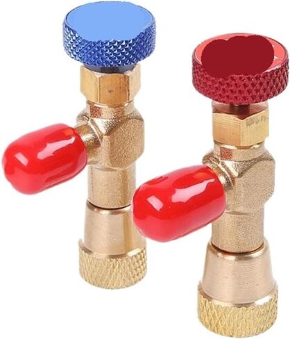 R410a R22 أداة التبريد تكييف الهواء صمام محول تركيب 1/4 "5/16" بوصة ذكر/فاميل شحن خرطوم (ABD) in Kuwait