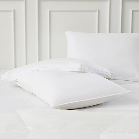 DOWNLITE Cloud Top Pillow Enhancer - Pillow Makeover (Hypoallergenic) (White Goose Down - Standard/Queen) in Saudi Arabia
