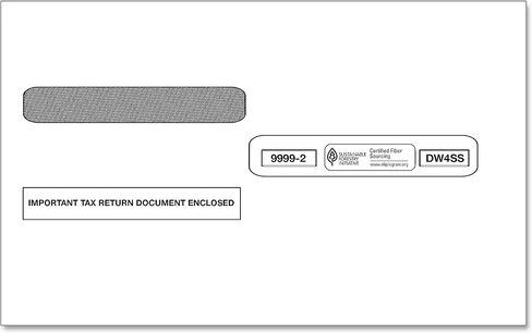 ComplyRight W-2 Tax Form Set with Envelopes, Recipient Copy Only, 4-Up (Box), Pack of 50 Forms, Tax Preparer Supplies in Saudi Arabia
