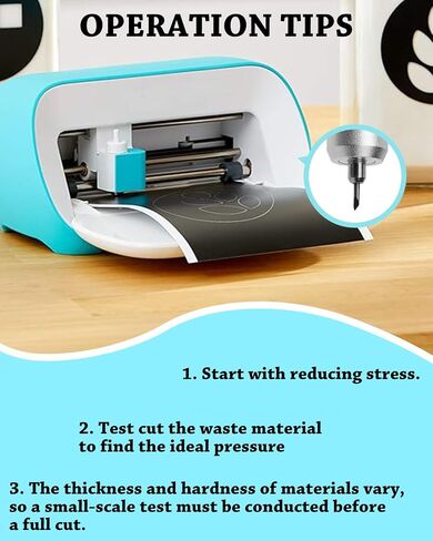 10 قطع من شفرات القطع من UCEC متوافقة مع آلة القطع Cricut Joy & Joy Xtra، شفرة بديلة قياسية لقص الورق من قماش الفينيل 45 درجة، ملحقات حرفية للمشروعات اليدوية in Kuwait