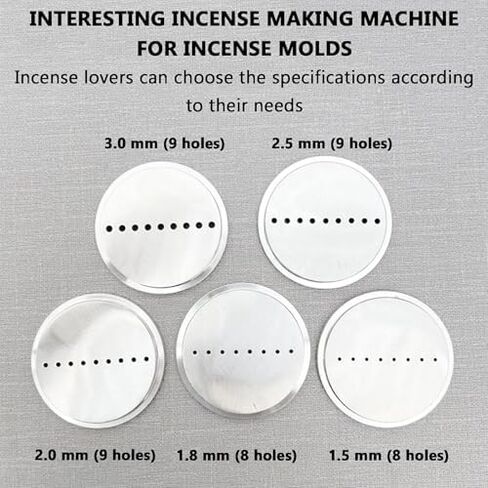 Manual Incense Stick Maker with Clay Extruder & Mould Plates - Efficient Joss Stick Production Machine for Handmade Incense Crafting & DIY Supplies in Saudi Arabia