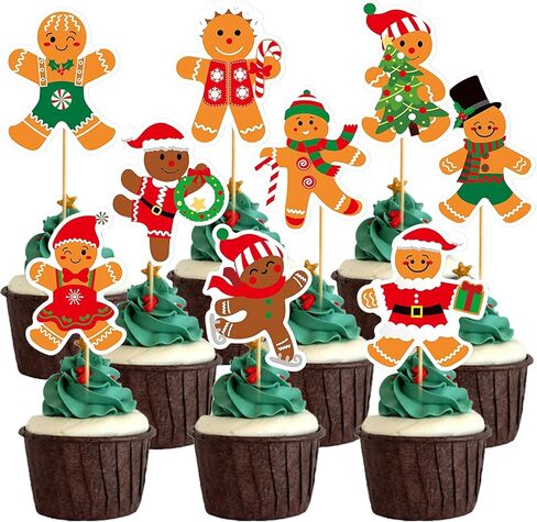 24 Pcs Home Alome Cupcake Toppers Home Alone Christmas Cake Decorations Funny Merry Christmas Ya Filthy Animal Decorations for Homes Alome Party Decorations in Saudi Arabia