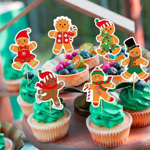 24 Pcs Home Alome Cupcake Toppers Home Alone Christmas Cake Decorations Funny Merry Christmas Ya Filthy Animal Decorations for Homes Alome Party Decorations in Saudi Arabia