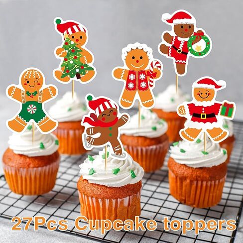24 Pcs Home Alome Cupcake Toppers Home Alone Christmas Cake Decorations Funny Merry Christmas Ya Filthy Animal Decorations for Homes Alome Party Decorations in Saudi Arabia