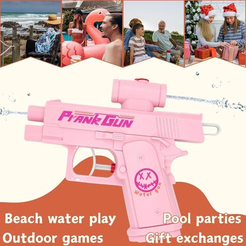 Upgraded Version Water Gun Prank,Two-Way Funny Novelty Toy,Suitable for Water Parties,Summer Entertainment,Travel Gatherings (Light Blue) in Kuwait