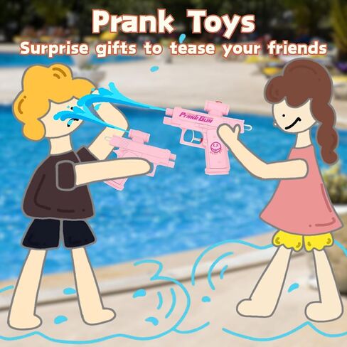 Upgraded Version Water Gun Prank,Two-Way Funny Novelty Toy,Suitable for Water Parties,Summer Entertainment,Travel Gatherings (Light Blue) in Kuwait