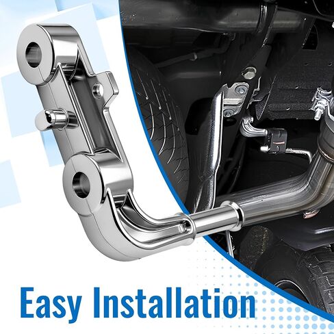 Rear Right Exhaust Bracket Muffler Support - Compatible with 2019-2024 Ram 1500 5.7L 6.2L - Passenger Side Exhaust Support Bracket Assembly - Replaces 68395841AA - Heavy-Duty & Corrosion-Resistant in Kuwait