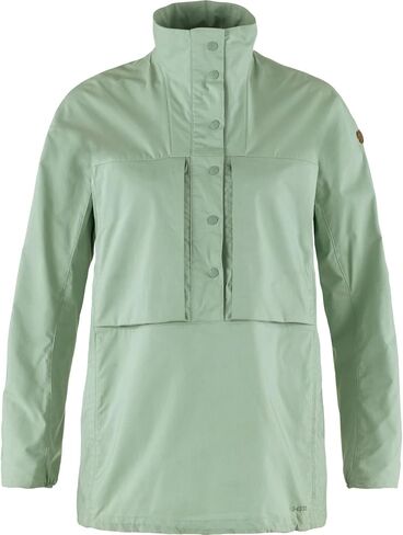 سترة Fjällräven Abisko Hike Anorak للنساء - أكمام طويلة متينة وأنيقة مع نمط بلوفر وياقة منتشرة in Kuwait