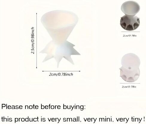 Mini Acrylic Paint Pouring Cup with 7-Leg Funnel Design - Durable Plastic, Controlled Flower Patterns for DIY Art Projects in Saudi Arabia