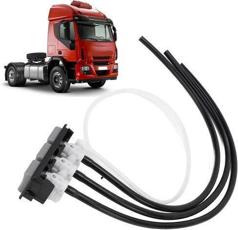 Truck Seat Lumbar Adjustment Valve 29074‑02 3 Button Seat Lumbar Adjustment Support Valve with 350mm Hose Replacement for Man TGX Truck Truck Seat Lumbar Adjustment Valve in Saudi Arabia