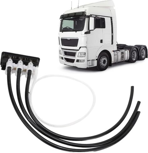 Truck Seat Lumbar Adjustment Valve 29074‑02 3 Button Seat Lumbar Adjustment Support Valve with 350mm Hose Replacement for Man TGX Truck Truck Seat Lumbar Adjustment Valve in Saudi Arabia
