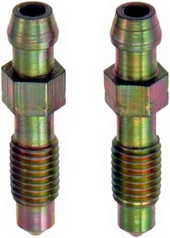 KarParts360 Disc Brake Bleeder Screw | Treated Steel | Silver Color | M7 By 1.0 Bolt Thread Size | Replacement For 14002542, 83500036 in Saudi Arabia