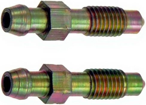 KarParts360 Disc Brake Bleeder Screw | Treated Steel | Silver Color | M7 By 1.0 Bolt Thread Size | Replacement For 14002542, 83500036 in Saudi Arabia