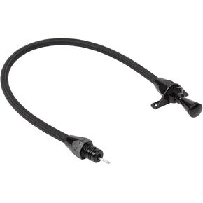 Lokar XTD-34L80FM Firewall Mount Transmission Dipstick with Black Stainless Steel Housing and Black Fittings for GM 4L60E Transmission in Kuwait