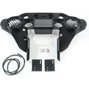 Glossy Black Double DIN Inner Front Batwing Fairing Compatible for 1998-2013 Harley Davidson Touring Electra Glide Street Glide 98-13 in Saudi Arabia