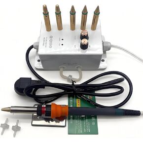 مجموعة مبهرة للملابس، مجموعة رؤوس إعداد نحاسية مكونة من 6 قطع، درجة حرارة قابلة للتعديل، أداة وضع حجر الراين للإصلاح العاجل، شفط قابل للتعديل، للملابس والأحذية والقبعات والحرف القماشية in Kuwait