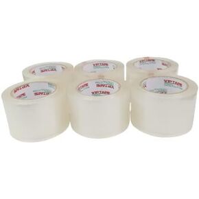 VPTAPE Industrial Packaging Tape, 2 Inch x 110 Yards, Thickness 2.0 Mil, Clear, 6 Rolls. in Saudi Arabia